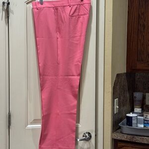 Ann Taylor Women's Pink Trousers Sz 16